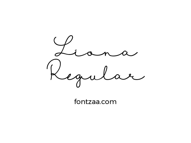 Liona Regular Font Free Download