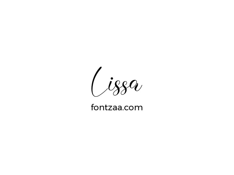 Lissa Font Free Download