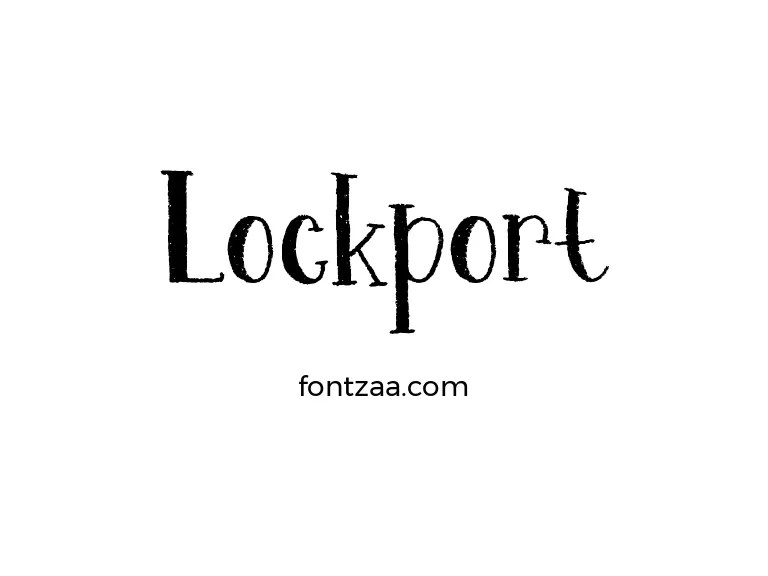 Lockport Font Free Download