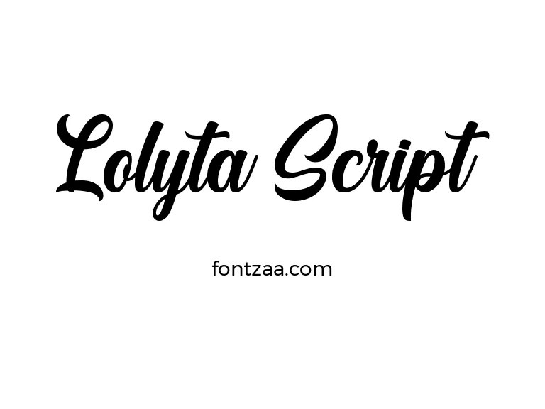Lolyta Script Font Free Download