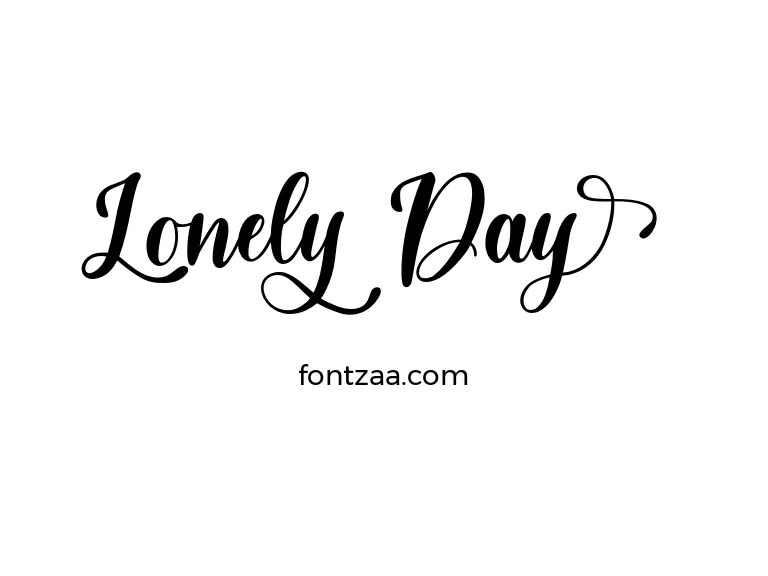 Lonelyday Font Free Download