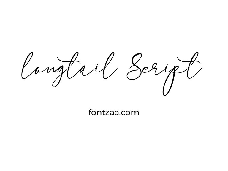 longtail Script Font Free Download