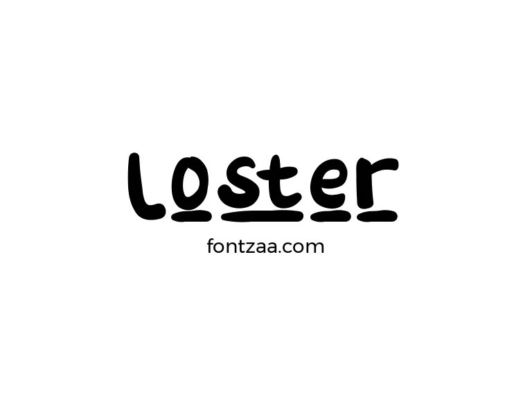 Loster Font Free Download