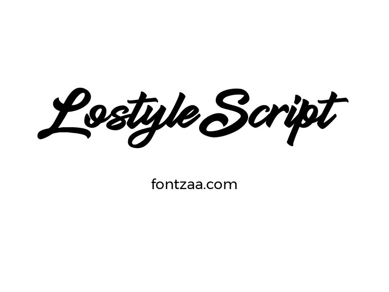 LostyleScript Font Free Download