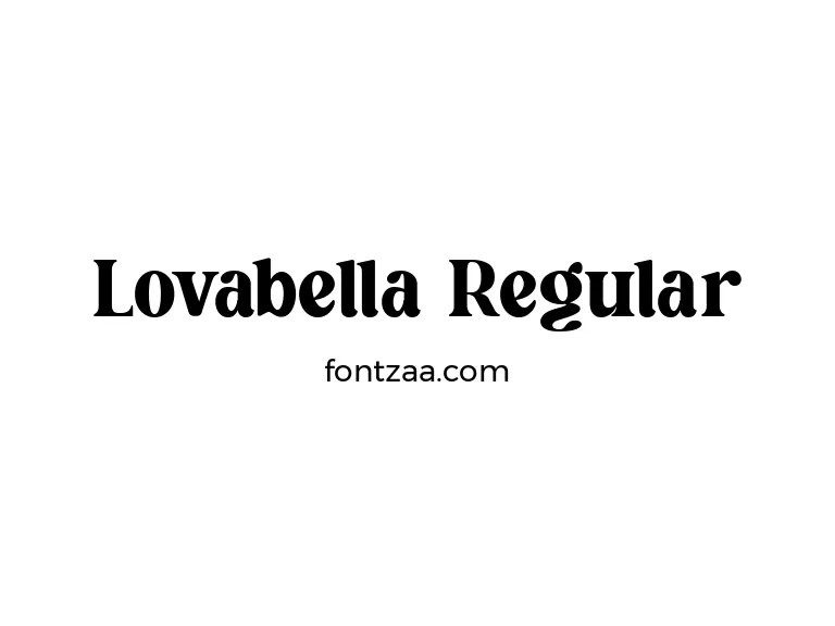 Lovabella Regular Font Free Download