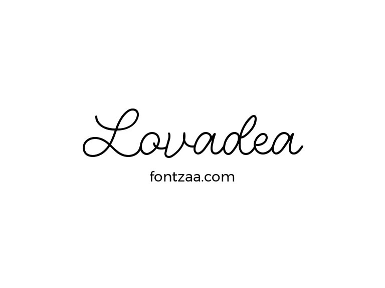 Lovadea Font Free Download