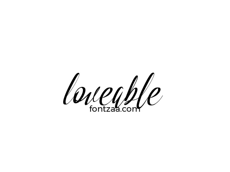loveable Font Free Download