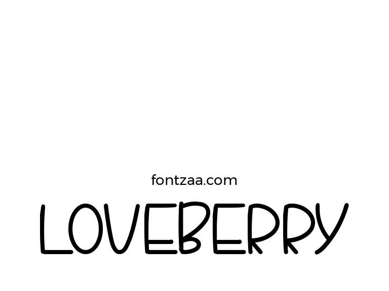 Loveberry Font Free Download