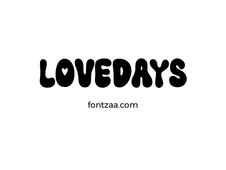 Lovedays Font Free Download