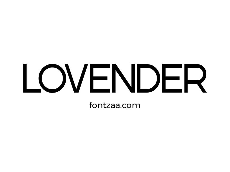 Lovender Font Free Download