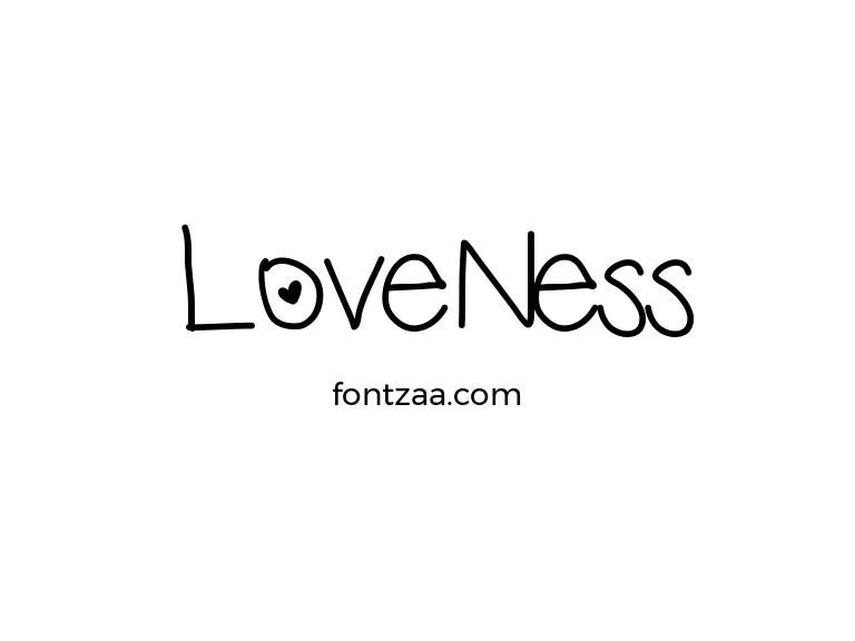 LoveNess Font Free Download