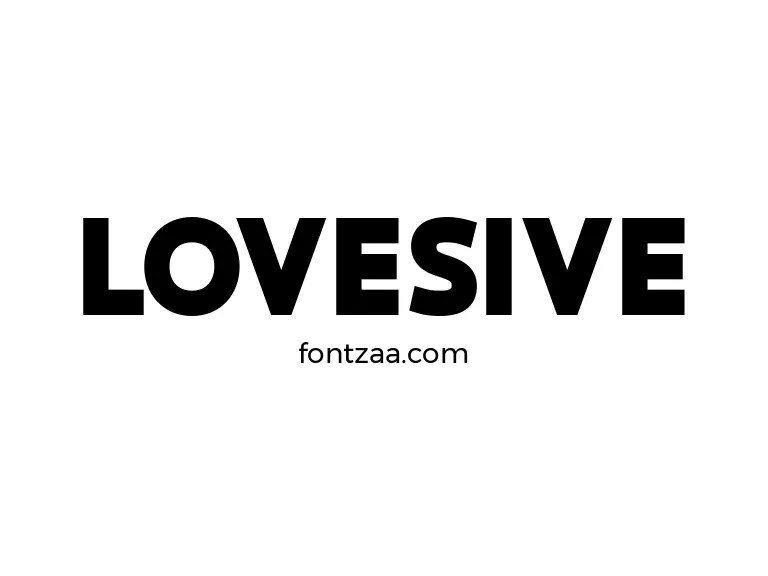 Lovesive Font Free Download