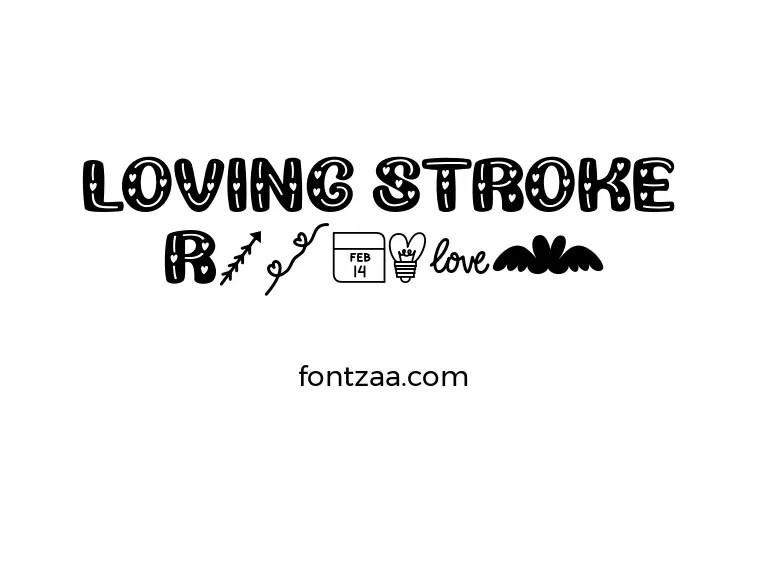 Loving Stroke Regular Font Free Download