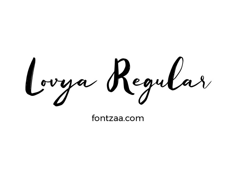 Lovya Regular Font Free Download