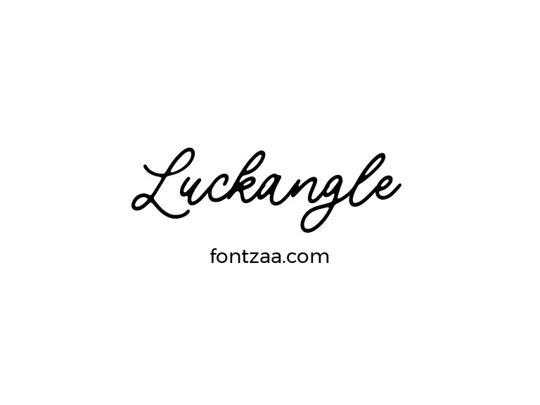 Luckangle Font Free Download