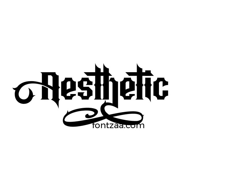 Aesthetic Font Free Download