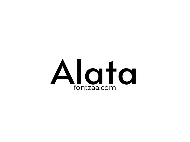 Alata Font Free Download