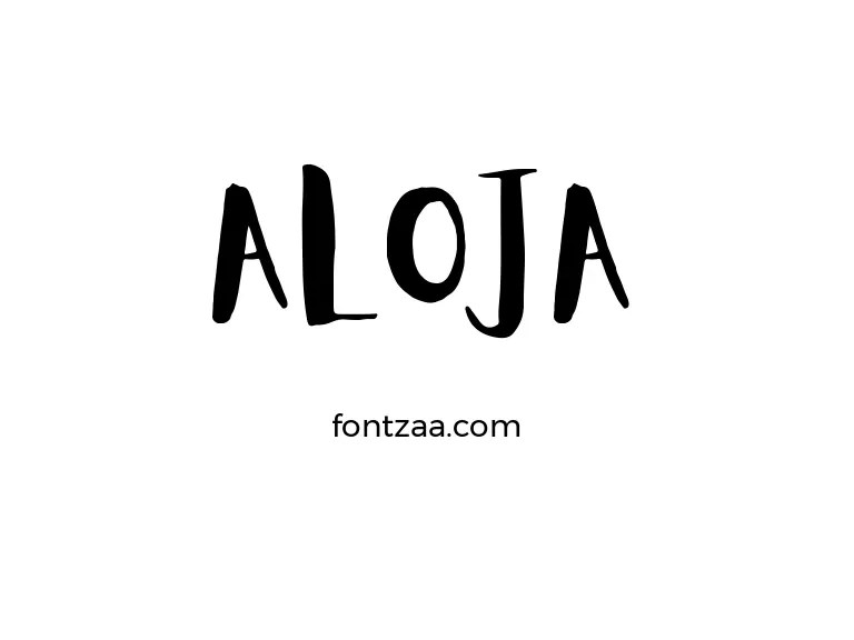 Aloja Font Free Download