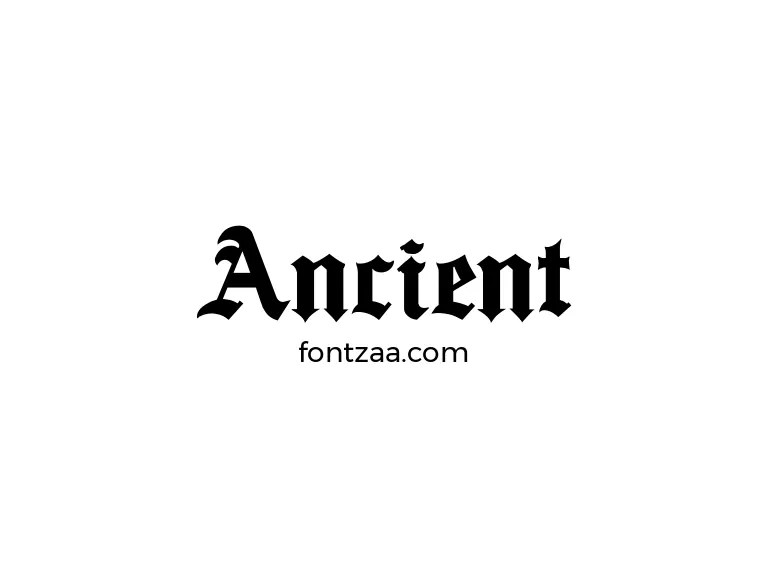 Ancient Font Free Download