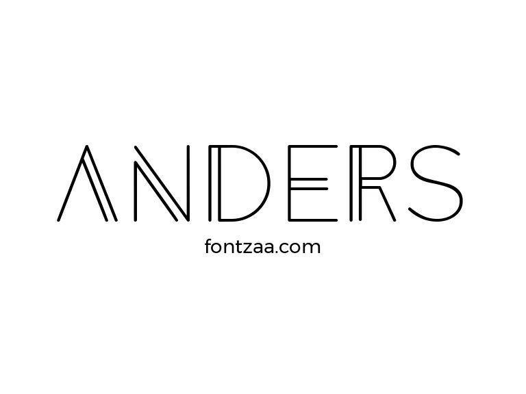 Anders Font Free Download