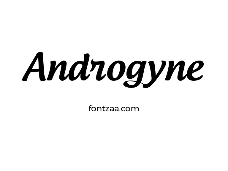 Androgyne Font Free Download