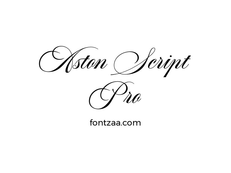 Aston Script Pro Font Free Download