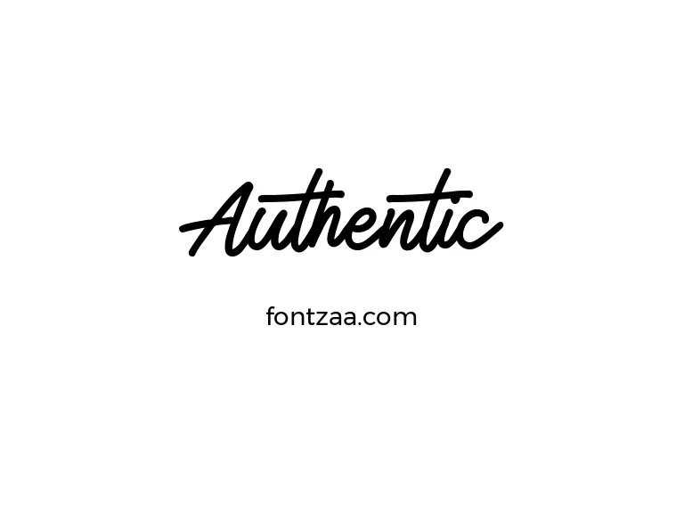 Authentic Font Free Download