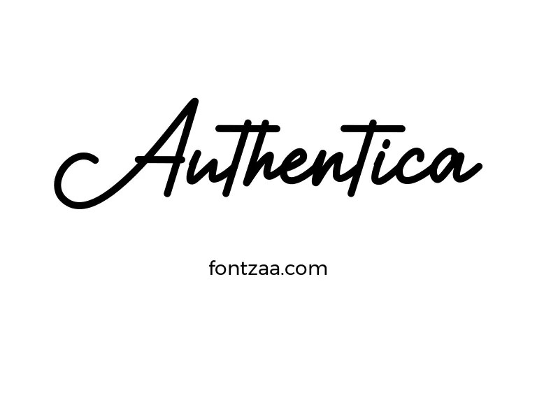 Authentica Font Free Download