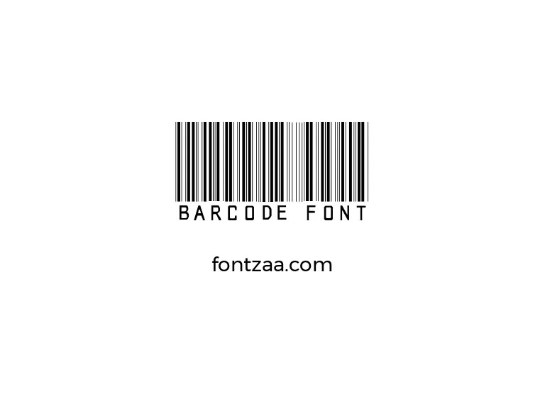 Barcode Font Font Free Download