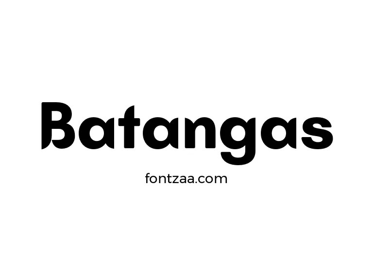 Batangas Font Free Download