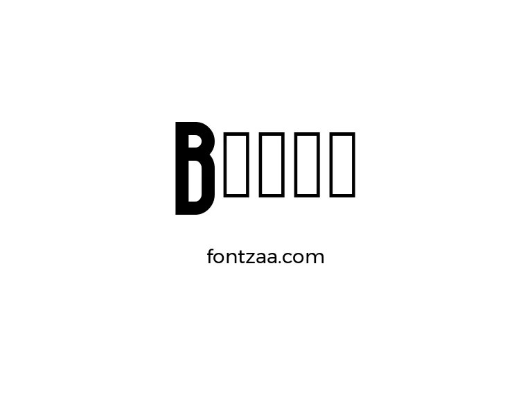 Bazar Font Free Download