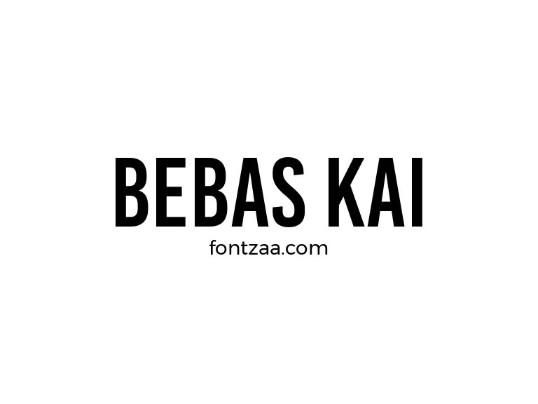 Bebas Kai Font Free Download