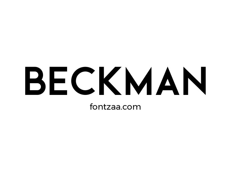 Beckman Font Free Download