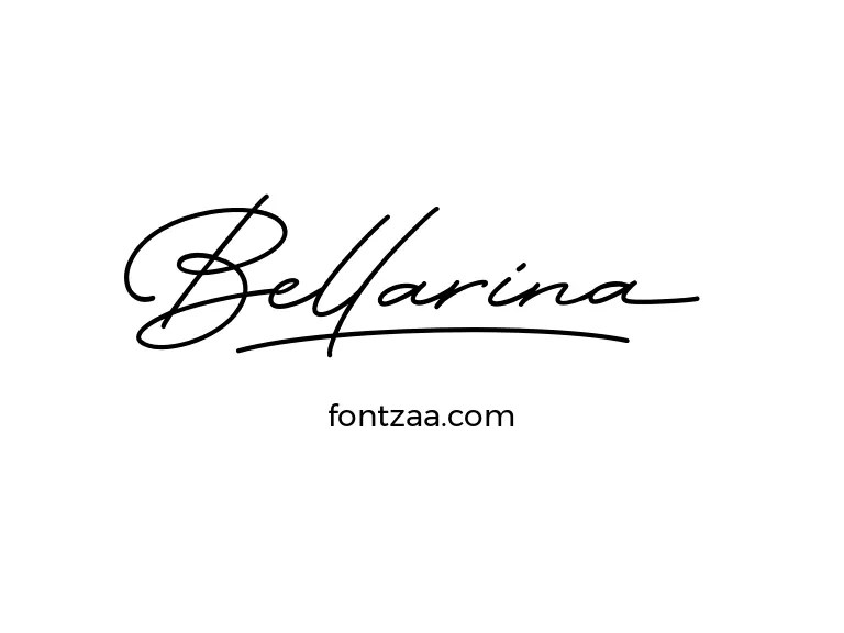 Bellarina Font Free Download