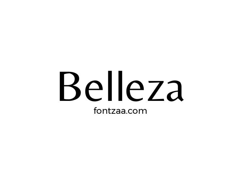 Belleza Font Free Download