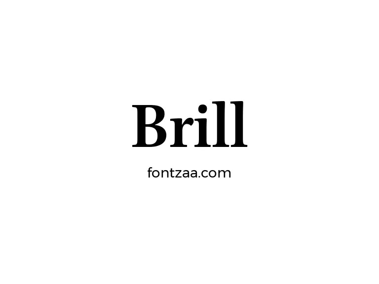 Brill Font Free Download