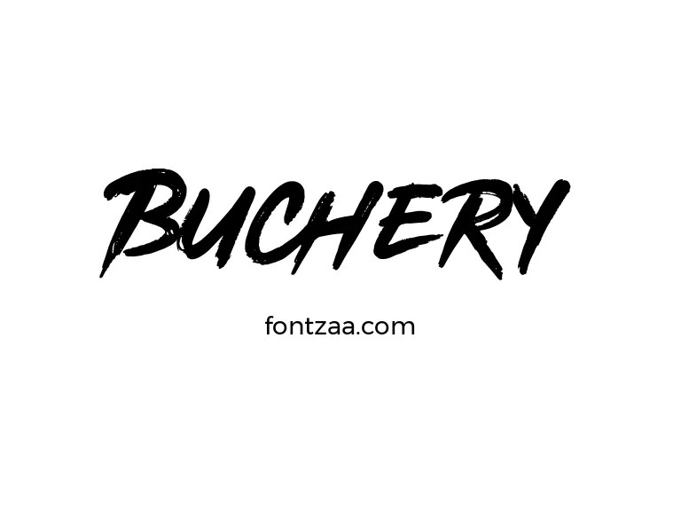 Buchery Font Free Download
