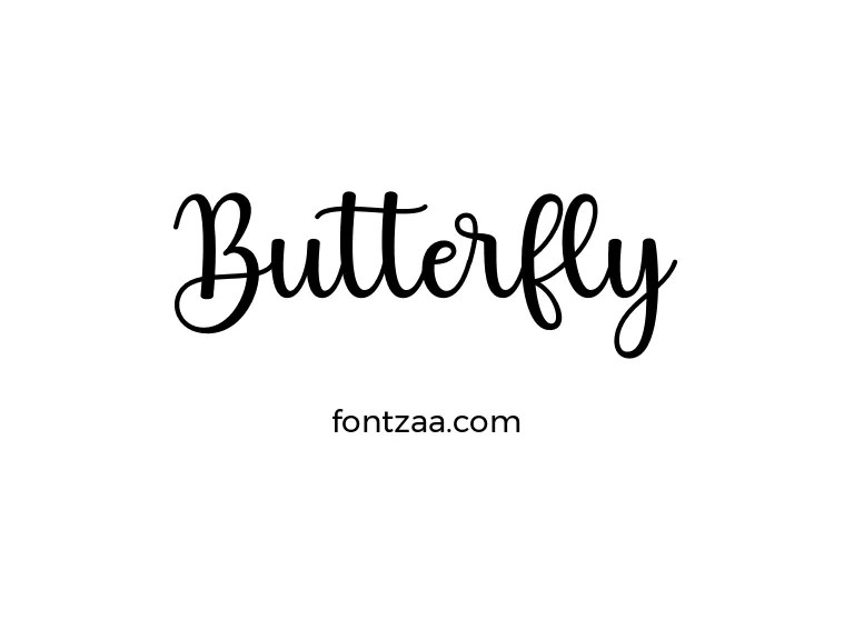 Butterfly Font Free Download