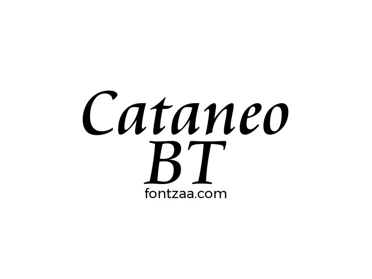 Cataneo BT Font Free Download
