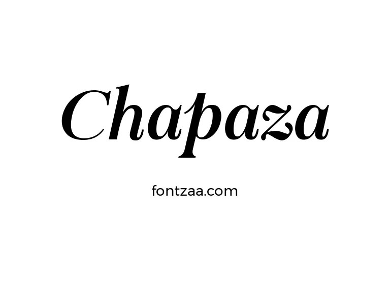 Chapaza Font Free Download