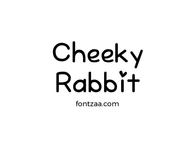 Cheeky Rabbit Font Free Download
