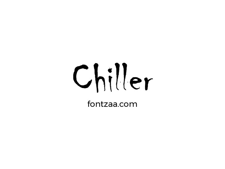 Chiller Font Free Download
