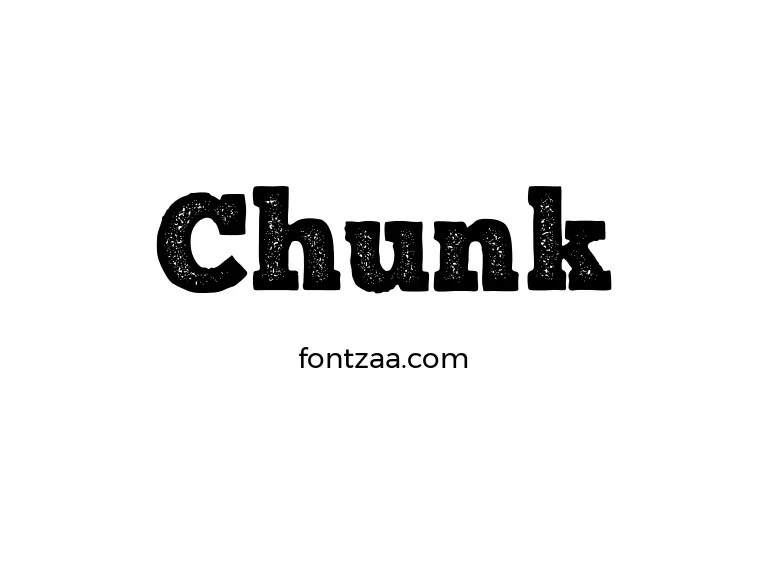 Chunk Font Free Download