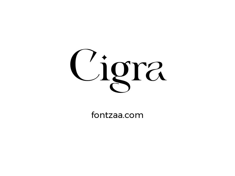 Cigra Font Free Download