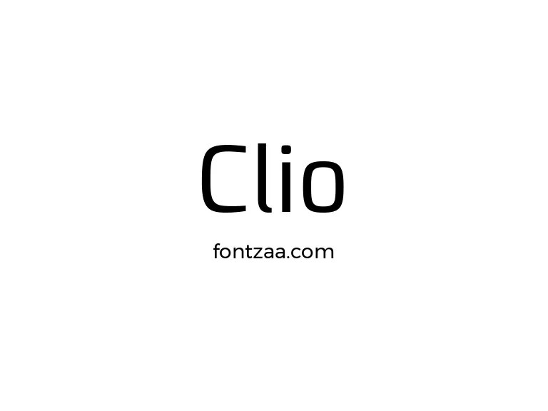 Clio Font Free Download
