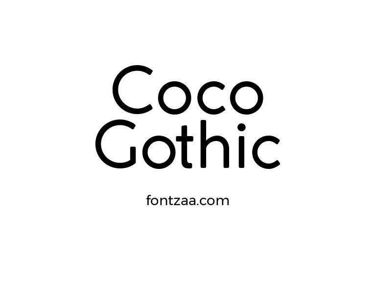 Coco Gothic Font Free Download