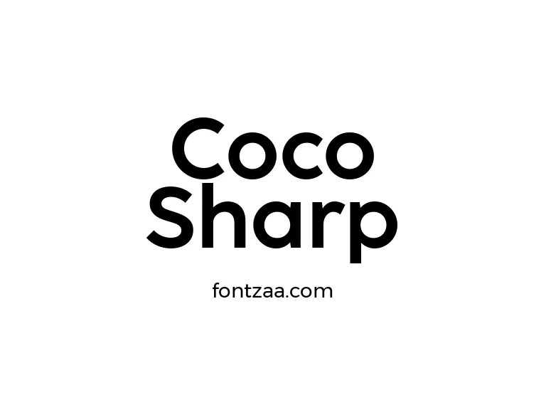 Coco Sharp Font Free Download