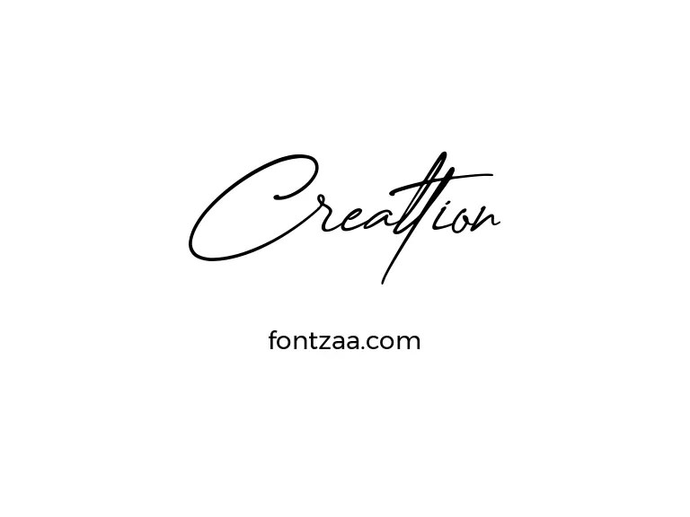 Creattion Font Free Download