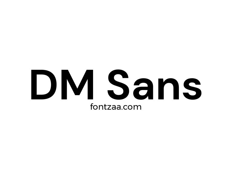 DM Sans Font Free Download
