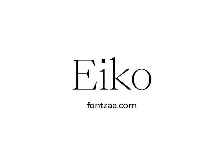 Eiko Font Free Download